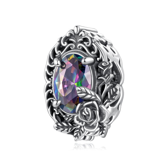 Midnight Rose Beads Charm