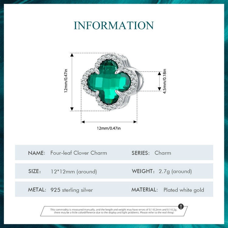 Four-leaf Clover Charm