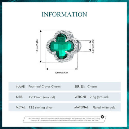 Four-leaf Clover Charm