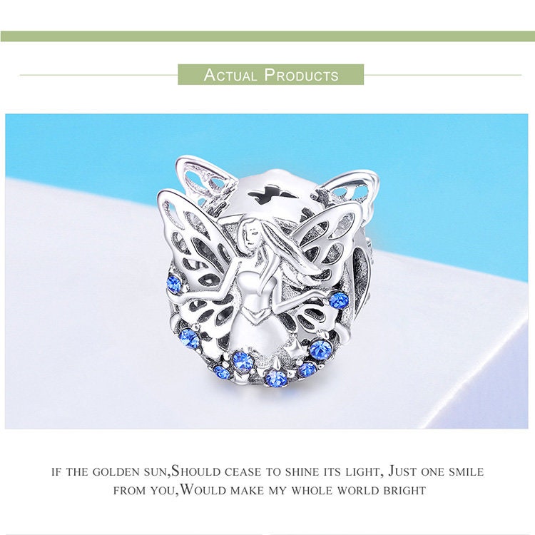 Blue Elf Fairy Charm