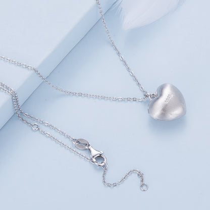 Customizable Heart Locket Necklace