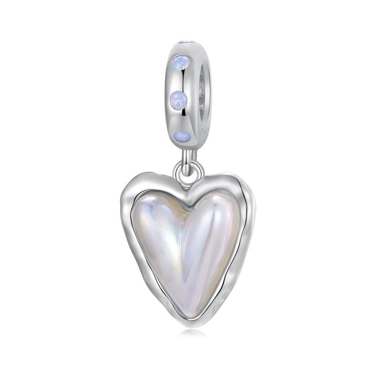 Aurora Heart Pendant Charm