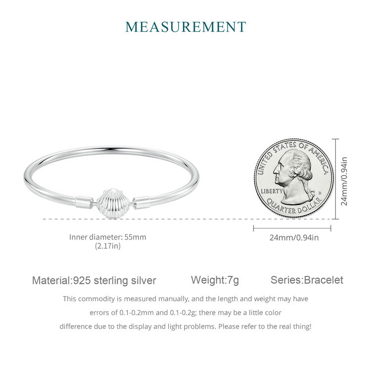 Classic Shell Bangle Bracelet