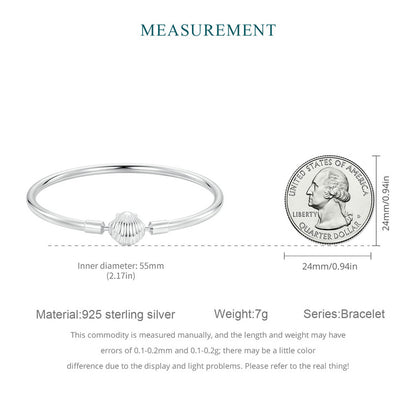 Classic Shell Bangle Bracelet