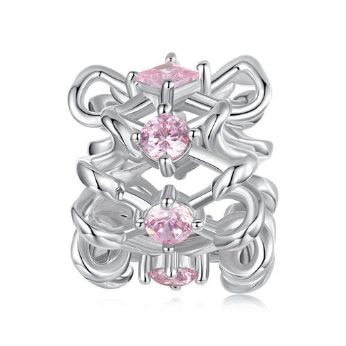Bow Spacer Beads Charm
