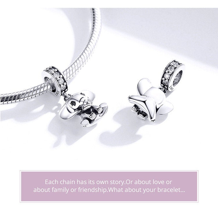 Cute Baby Elephant Charm
