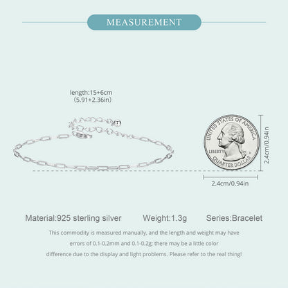 Minimalist Square Link Bracelet