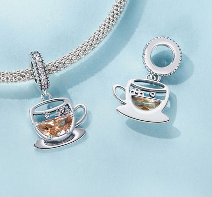 Funny Coffee Pendant Charm