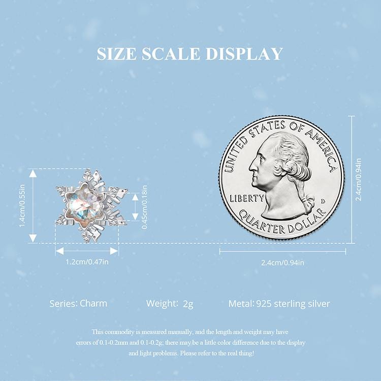 Ice Crystal Charm