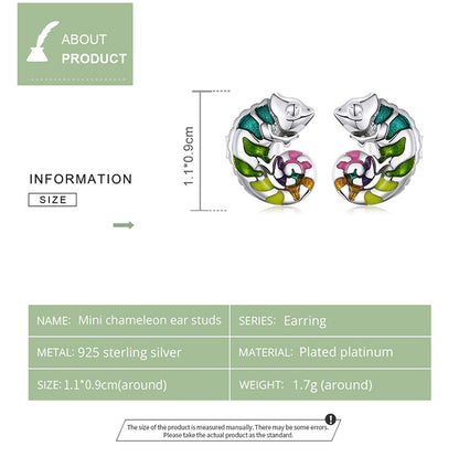 Chameleon Stud Earrings