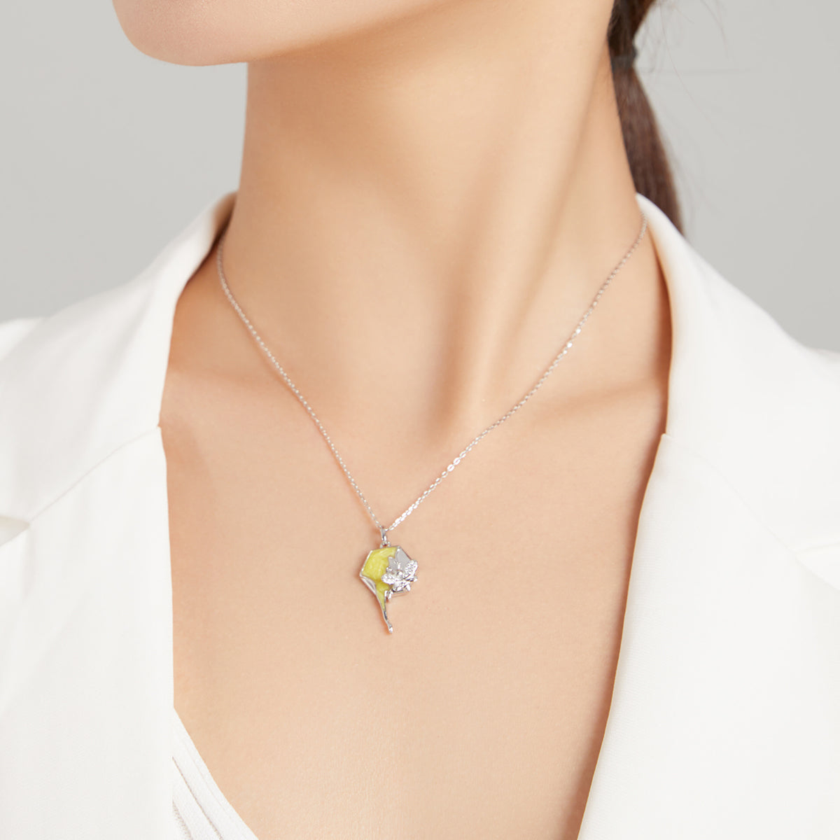 Radiant Honeycomb Necklace