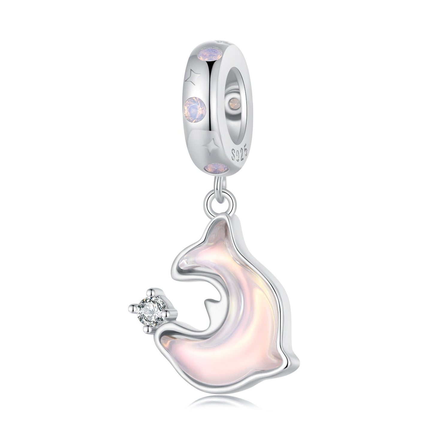 Pink Dolphin Pendant Charm