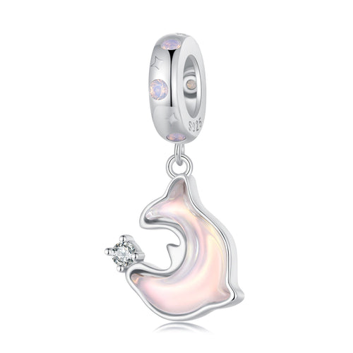 Pink Dolphin Pendant Charm