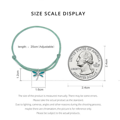 Summer Dragonfly Woven Bracelet