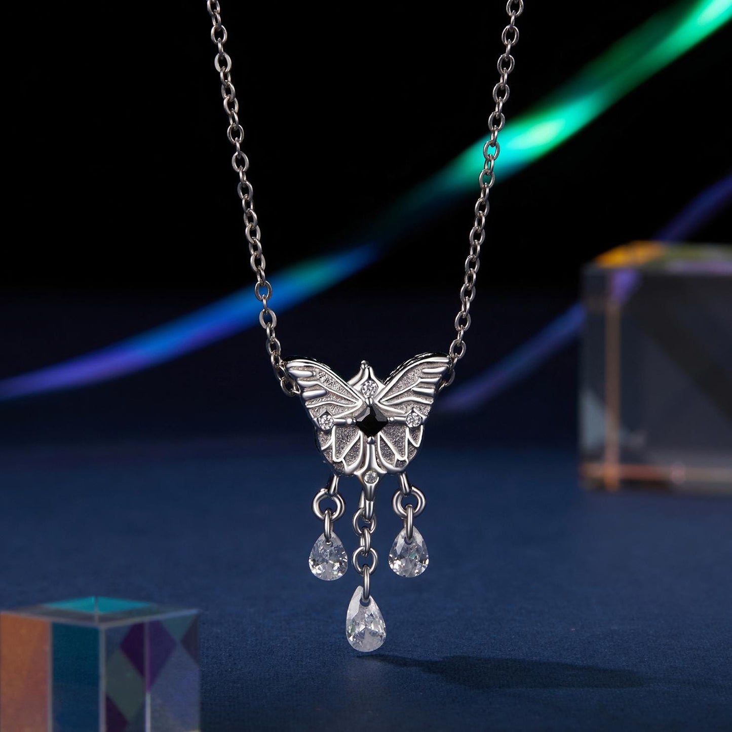 Cross Butterfly Charm