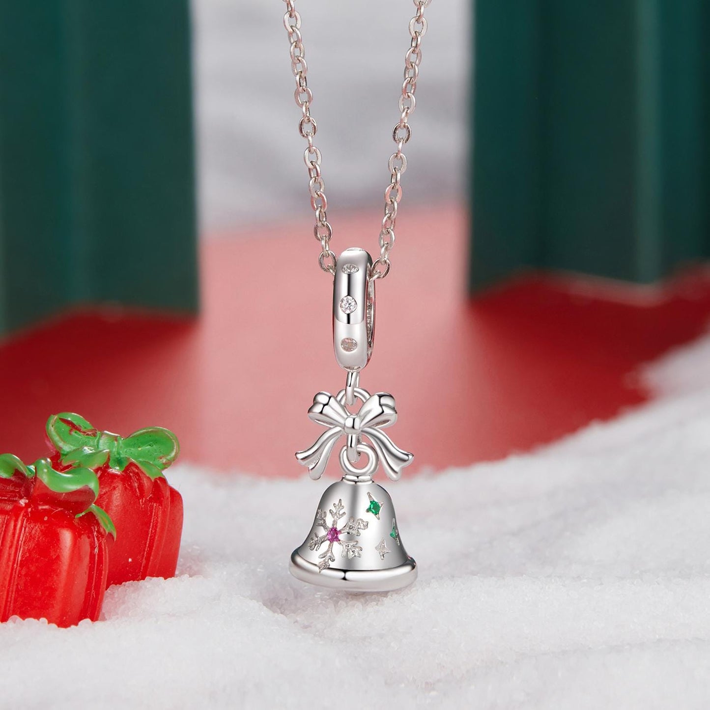 Christmas Bell Pendant Charm