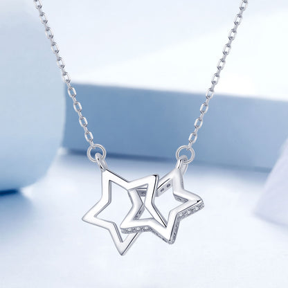 Dangling Star Light Necklace