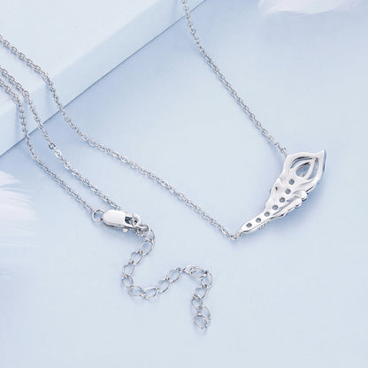Feather Drop Necklace