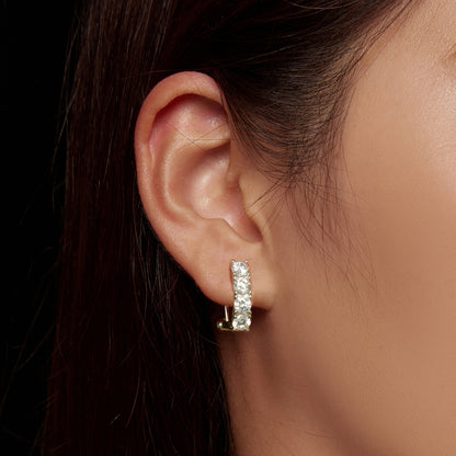Sparkling Moissanite Ear Climbers