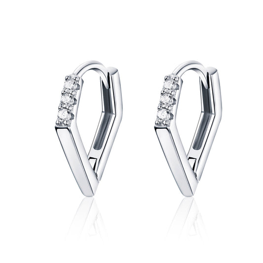 Irregular Geometric Ear Clips Earrings