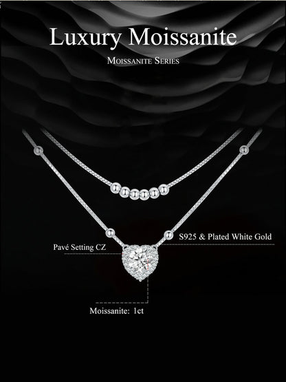 Double-Layer Moissanite Necklace