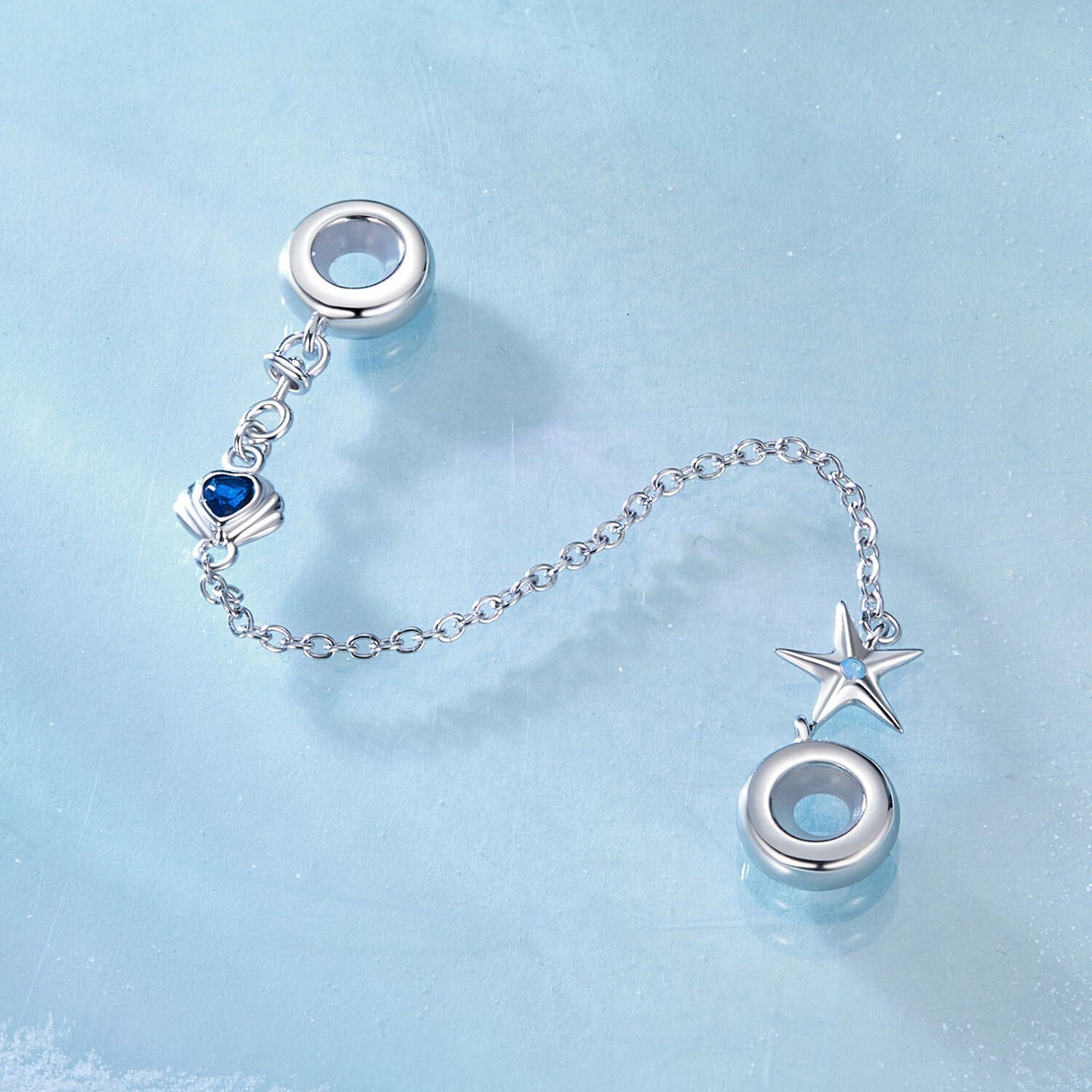Ocean Silicone Safety Chain Charm