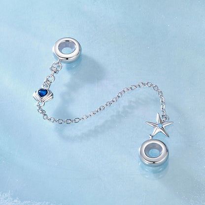 Ocean Silicone Safety Chain Charm