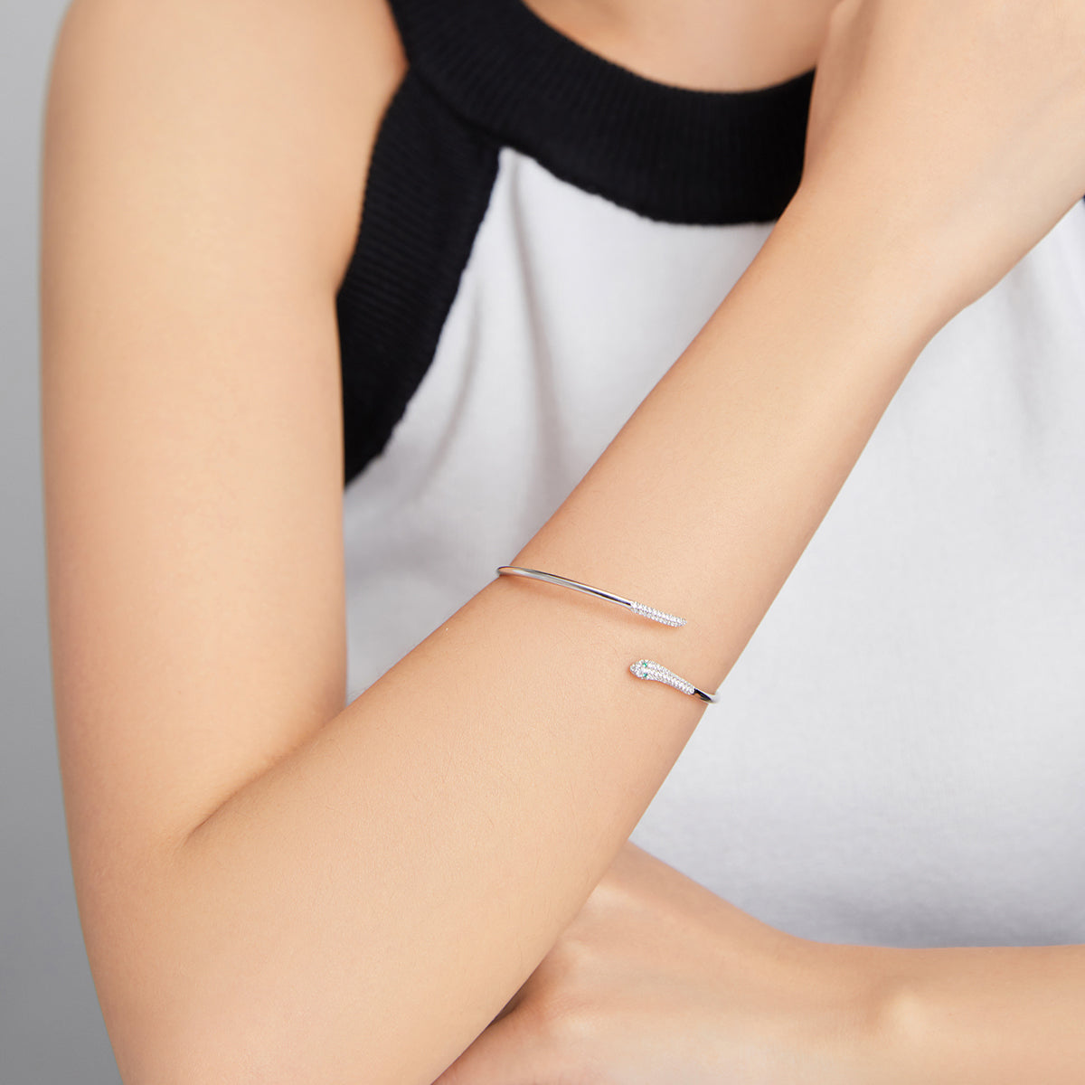 Adjustable Serpent Bangle