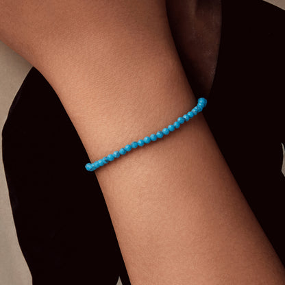 Synthetic Blue Stone Bracelet