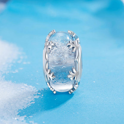 Ice Crystal Murano Beads Charm