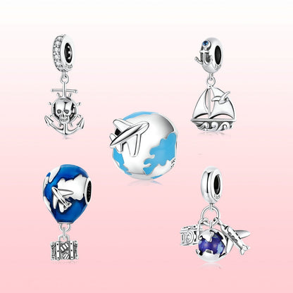 Travel Around the World Charm Collection