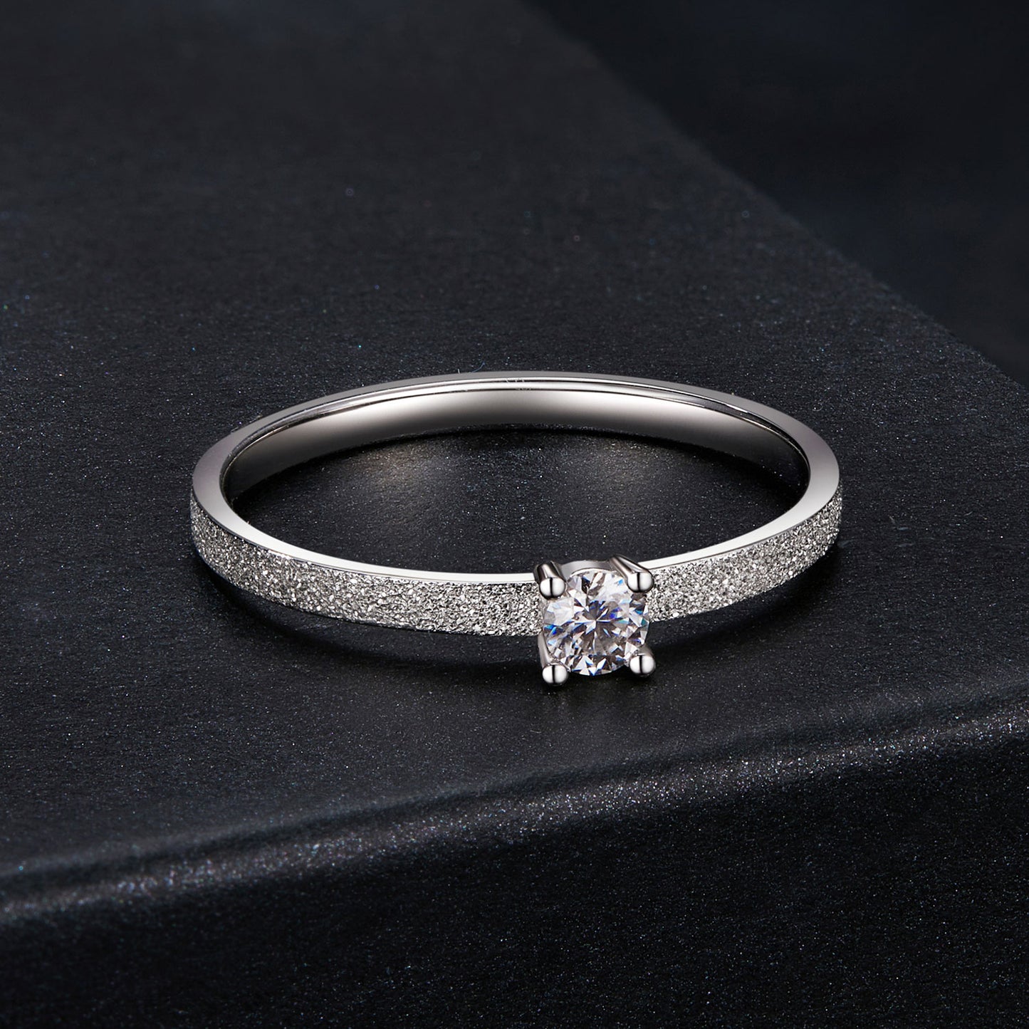 Starlight Moissanite Ring