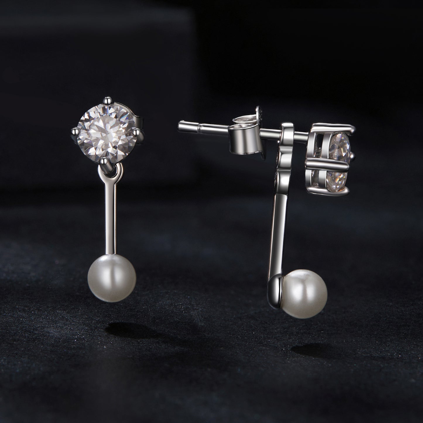 Minimalist Moissanite Studs
