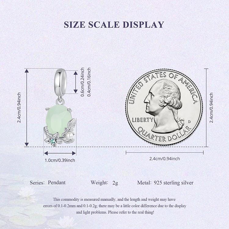 Monet Impression Pendant Charm