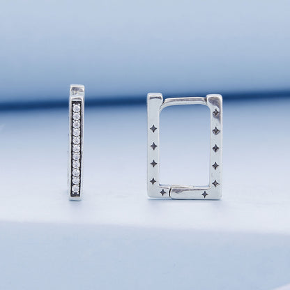Minimalist Square Clip-On Earrings