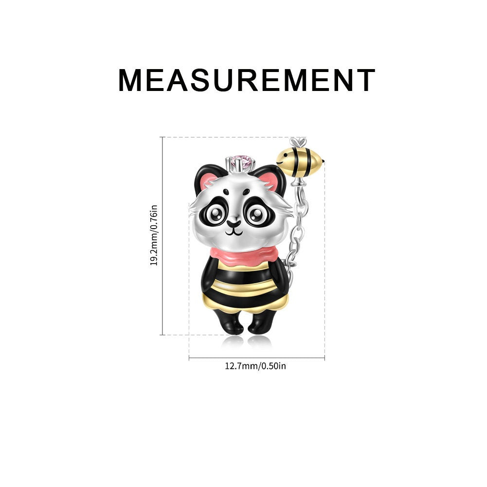 Panda and Bee Charm