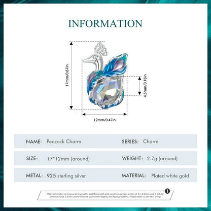 Peacock Charm