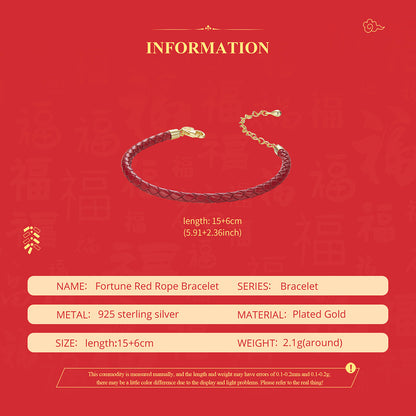 Lucky Red Cord Bracelet