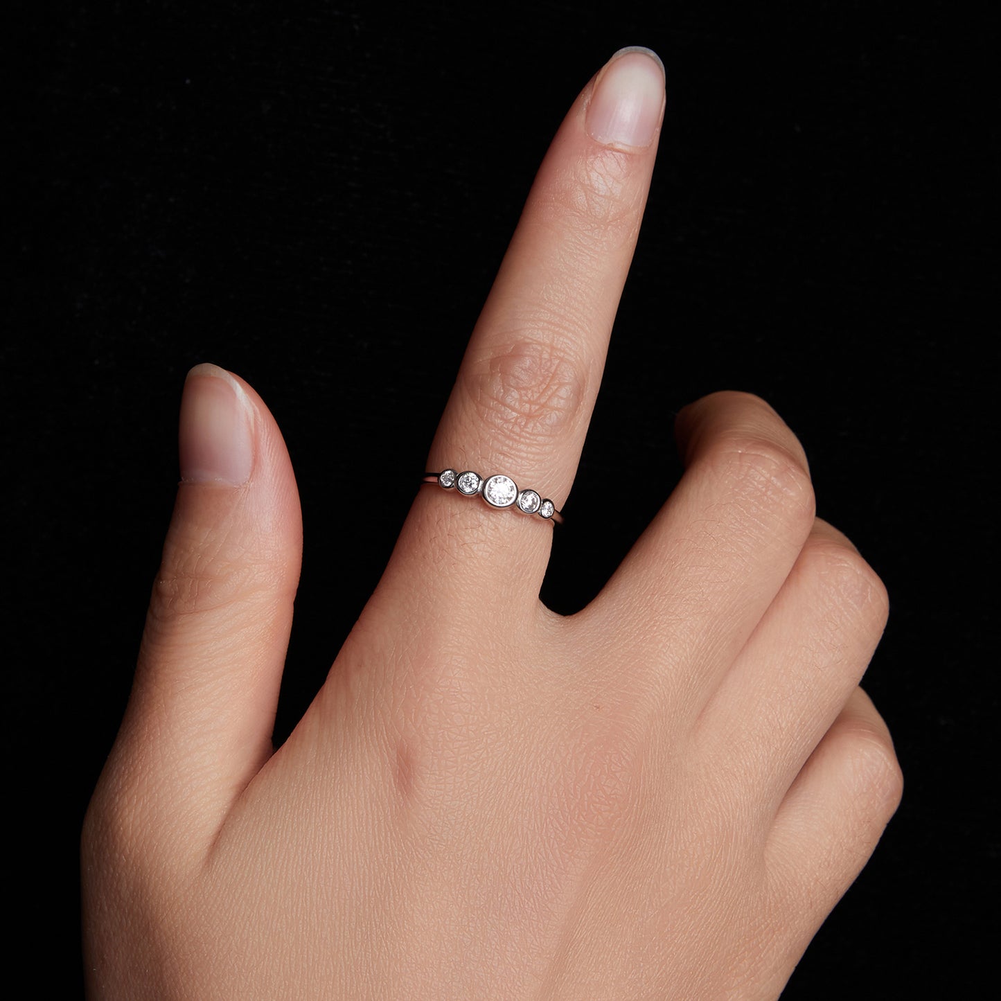 Classic Moissanite Ring