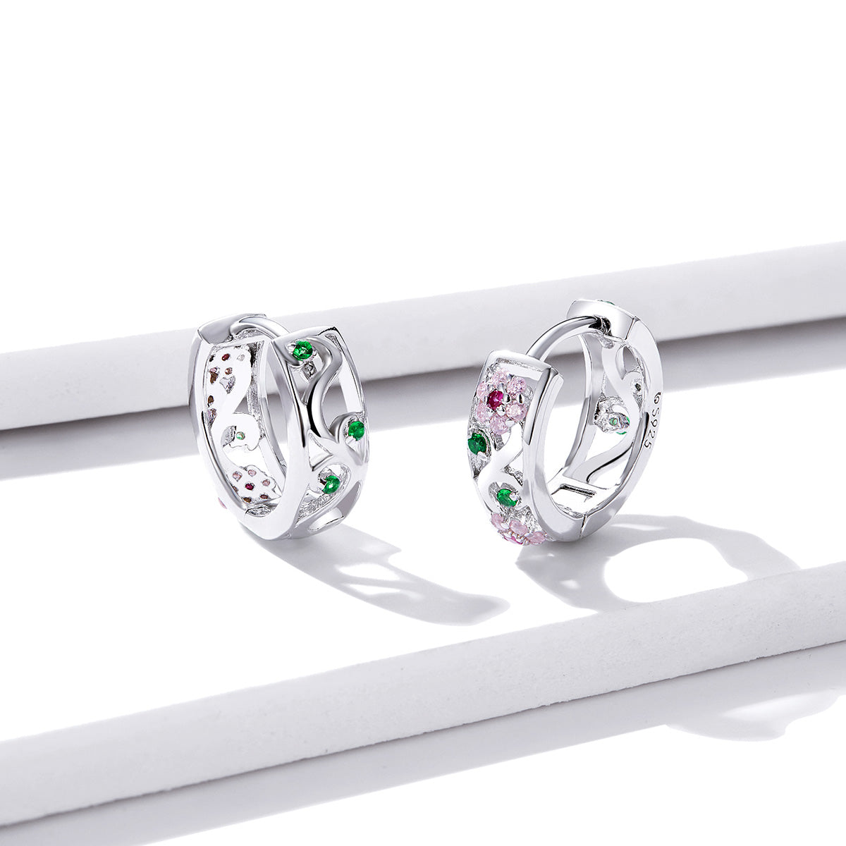 Secret Garden Hoop Earrings