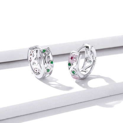 Secret Garden Hoop Earrings