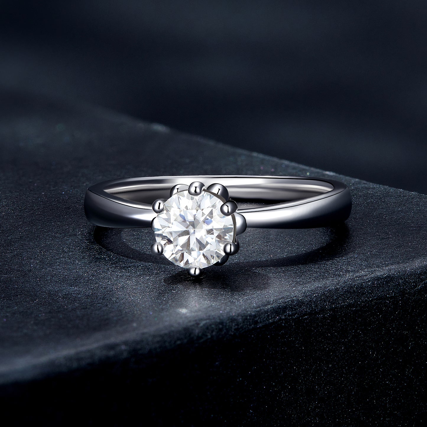 Dazzling Moissanite Ring