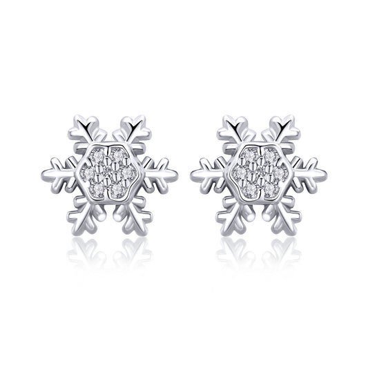 Elegant Snowflake Earrings