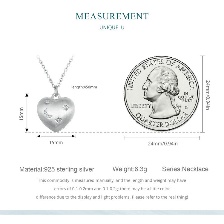 Customizable Heart Locket Necklace