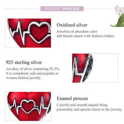 Love Heartbeat Charm
