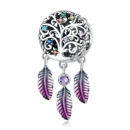 Life Tree Dreamcatcher Charm