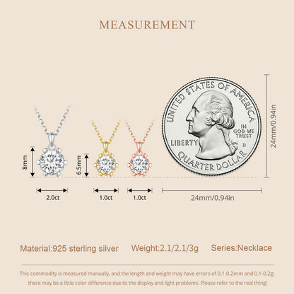 Luxurious Moissanite Necklace