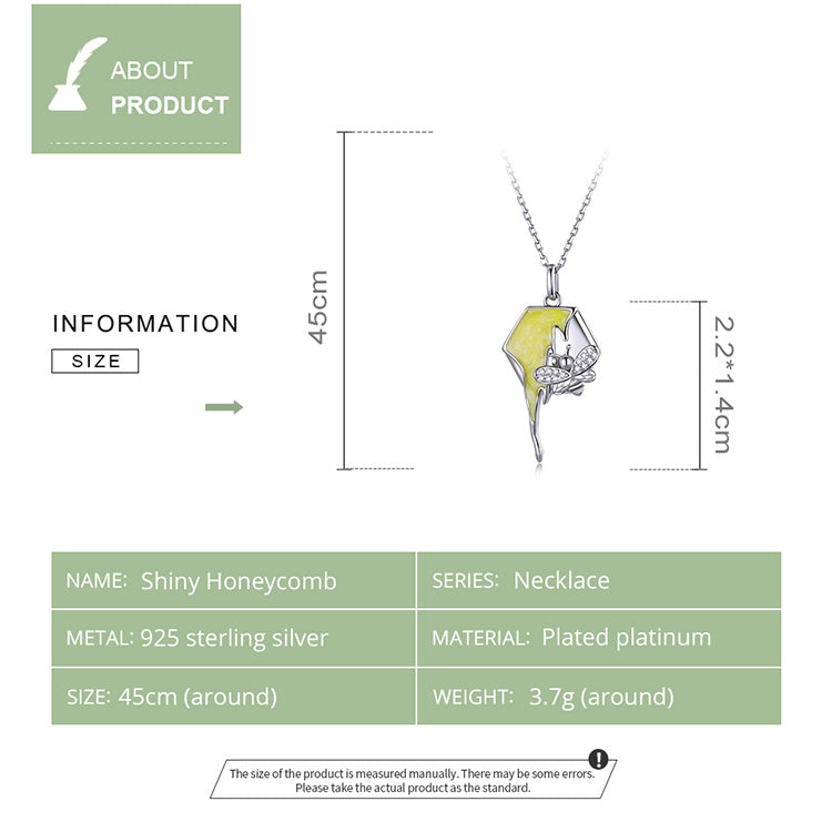 Radiant Honeycomb Necklace