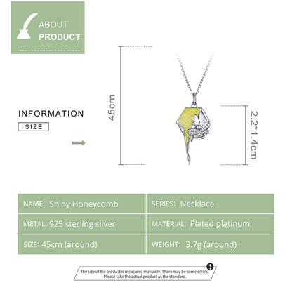 Radiant Honeycomb Necklace
