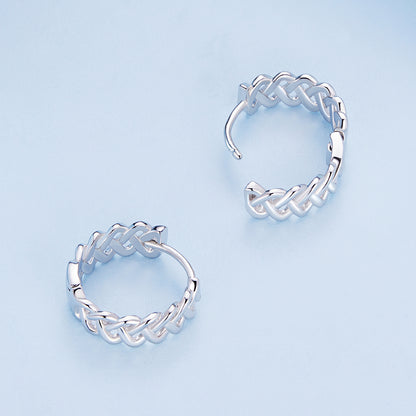 Braided Clip-On Earrings